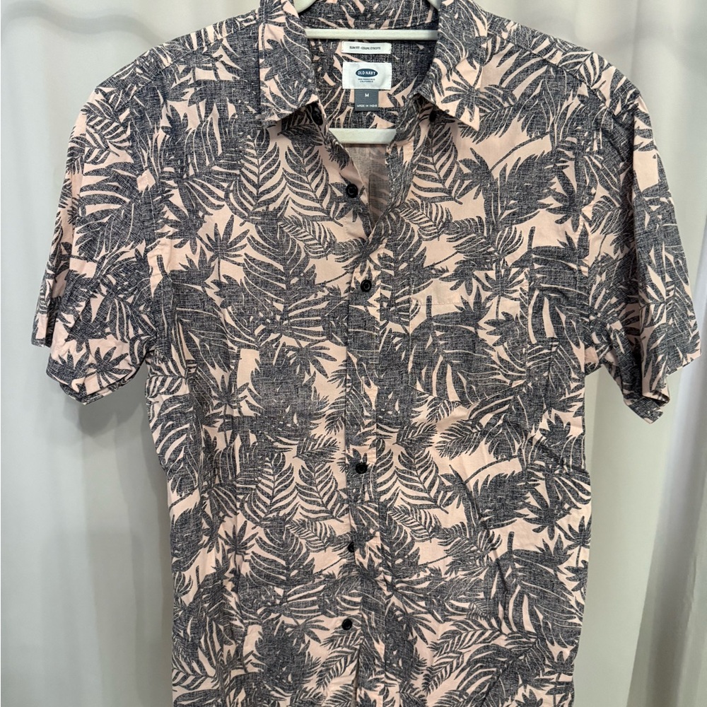 Men's Tropical Print Shirt